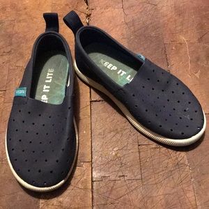 Navy Native slip on